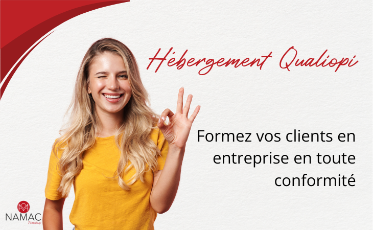 Hébergement Qualiopi - Formez vos clients en entreprise en toute conformité
